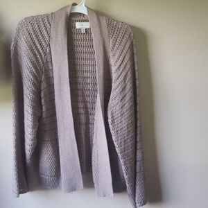 Beige Lucky Brand cardigan sweater